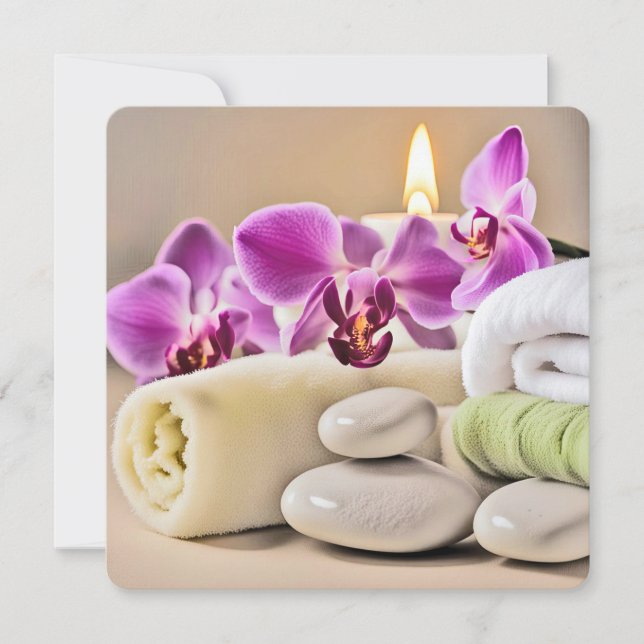 Convites Chá de panela Spa (Frente)