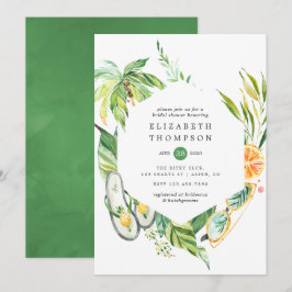 Convites Chá de panela Summertime