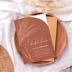 Convites Chá de panela Terracotta Boho