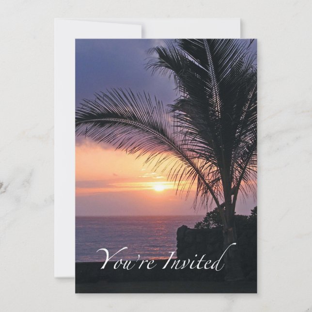 Convites Chá de panela tropical (Frente)