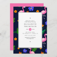 Chá de panela Tropical Flamingo Exótico