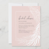 Chá de panela Tropical Rosa-Esbranquiçada Elegante