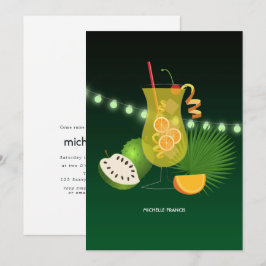 Convites Chá de panela Tropical Summer Beach