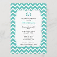 Chá de panela Turquesa Ferraduras Cavalas Convidam