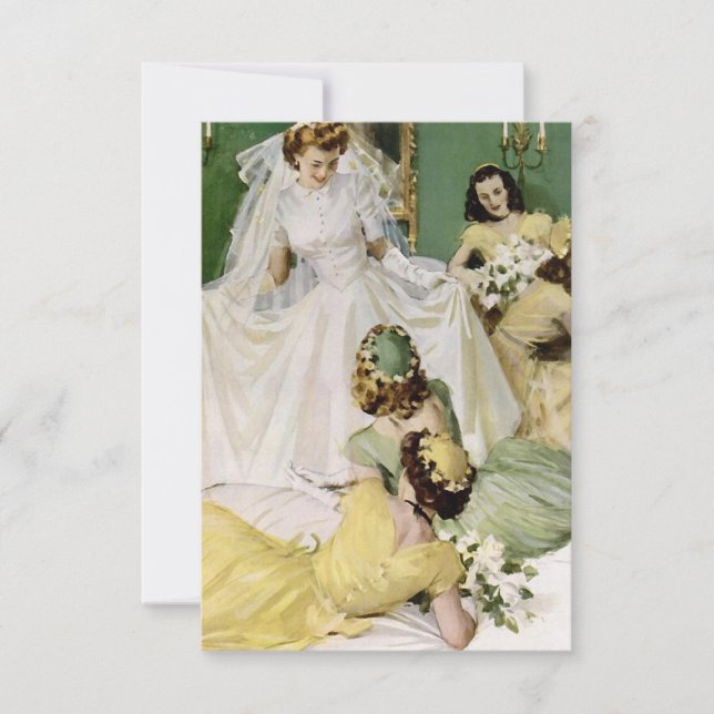 Convites Chá de panela V2 retrô 1940s (Frente)