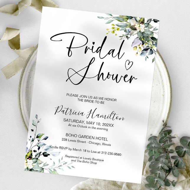 Convites Chá de panela verde (Criador carregado)