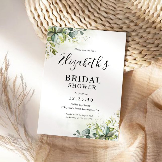 Convites Chá de panela verde (Criador carregado)