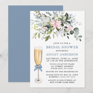 Convites Chá de panela Verde Cor-de-Água Azul Pintado