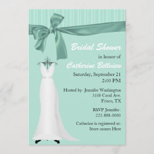 Convites Chá de panela Verde na moda Mint