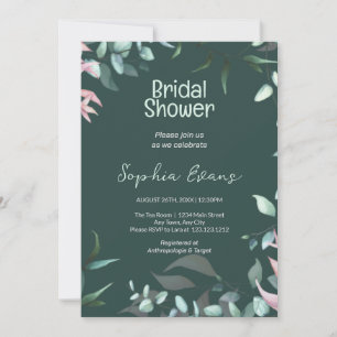 Convites Chá de panela Verde Verde e Verde Rosa