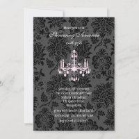 Chá de panela Victorian Damask (rosa)