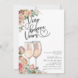 Convites Chá de panela Vino Before Vows