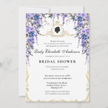 Chá de panela Vintage Blue Florals Bridgerton