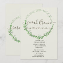 CHÁ DE PANELA VIRTUAL DE FOLIAGEM VERDE ELEGANTE