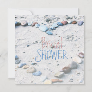 Convites Chá de panela Wedding do coração da praia