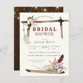 Convites Chá de panela Western Boho Style2