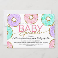 Chá de Rosquinhas roxas, cor-de-rosa, polvilhante