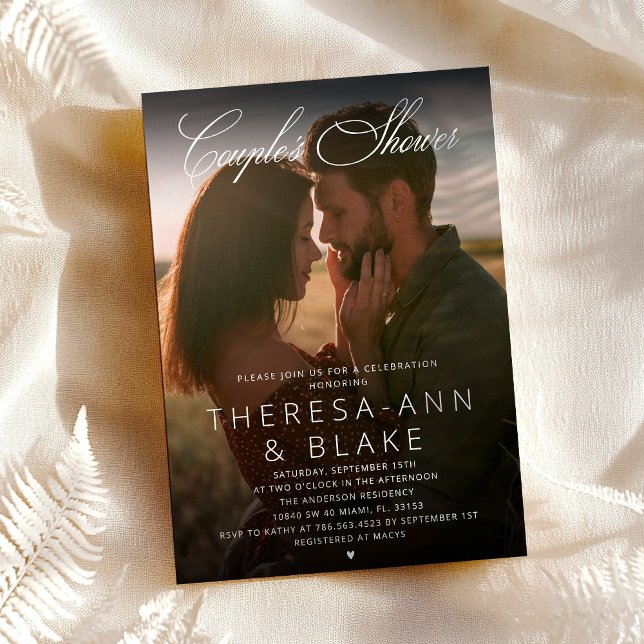 Convites Chá Elegante moderno simples (Criador carregado)