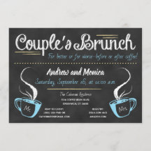 Chá Engraçado De Casal De Café