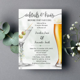 Convites Chá Eucalyptus Cocktails & Brews