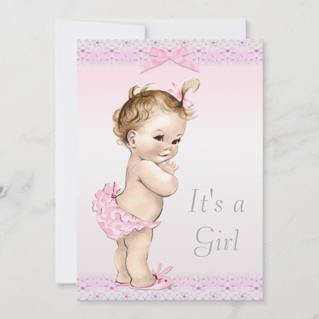 Convites Chá Faux Lace, Arcos (Frente)