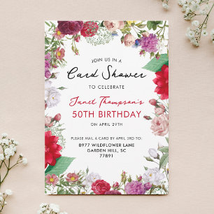 Convites Chá Floral Garden por Mail Birthday