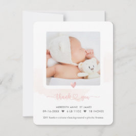 Convites Chá H2 do ArtsApp Obrigado+Anúncio de Nascimento