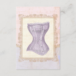 Convites Chá La Lolita Corset Vintage