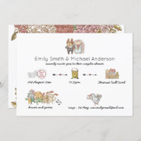 Chá Russo Convide Desenho Floral