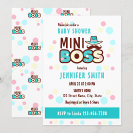 Convites Chá Super Bonito Mini Boss Baby Boy