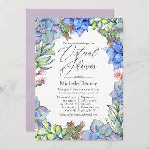 Convites Chá Virtual de Planta com Êxito