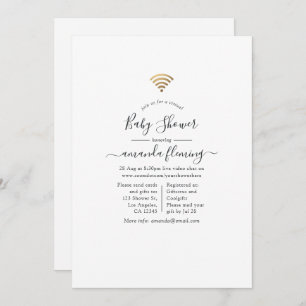 Convites Chá Virtual Trendy