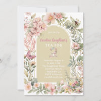 Chá Whimsical Para Dois Aniversário De Jardim De F