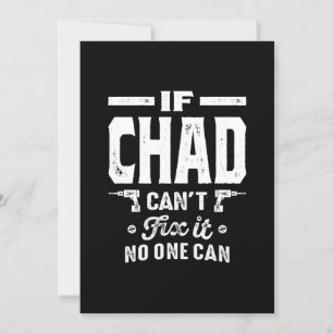 Convites Chad Nome Personalizado Aniversário