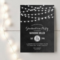 Chamada de Festa de formatura das Luzes das Cordas