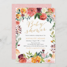 Chamada de flores e Chá de fraldas de ouro