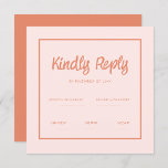 Convites Chamada Rsvp De Casamento Retroativo De Manuscrito<br><div class="desc">Chamada Rsvp De Casamento Retroativo De Manuscrito Vermelho E Rosa</div>