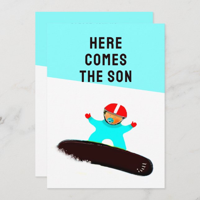 Convites Chamadas de Bebê (Frente/Verso)