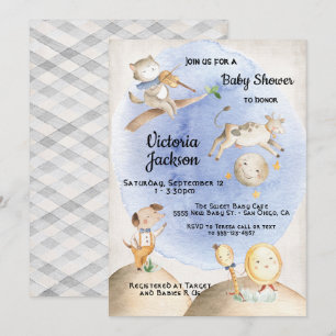 Convites Chamadas de bebê Rhyme