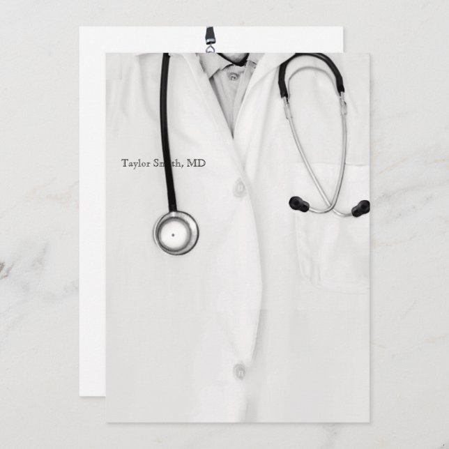 Convites Chamadas de Festa de formatura Médica (Frente/Verso)