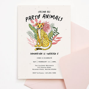 Convites Chamando Todos os Animais de Festa Crianças Aniver