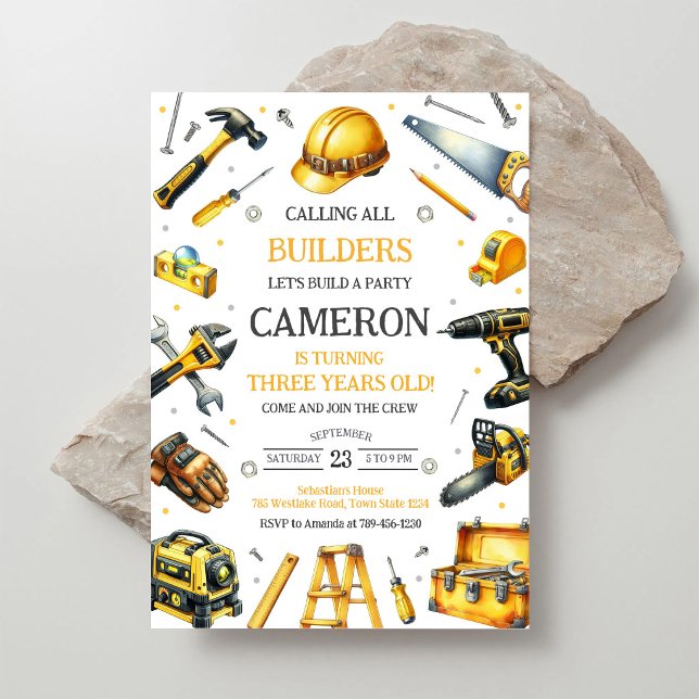 Convites Chamando Todos os Construtores Ferramentas de Cons (Criador carregado)