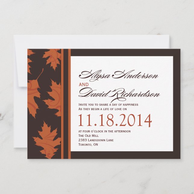 Convites Chamar placas RSVP (Frente)