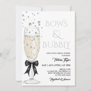 Convites Champagne Arcos e Bridal Shower Espumante