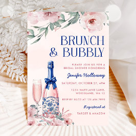 Convites Champagne Brunch E Chá de panela De Borracha