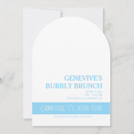 Convites Champagne Coquette