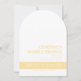 Convites Champagne Coquette