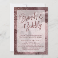 Champanhe brilhante Dourado com Rosa escuro Brunch