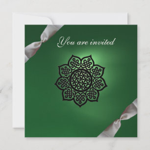 Convites Champanhe verde da fita MAGIC EVENT