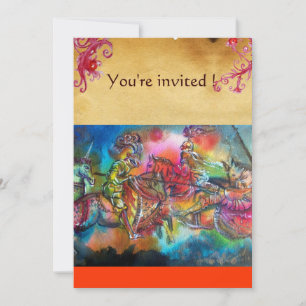 CONVITES CHANSON DE ROLAND/ COMBATE DE KNIGHTS NO TURNO